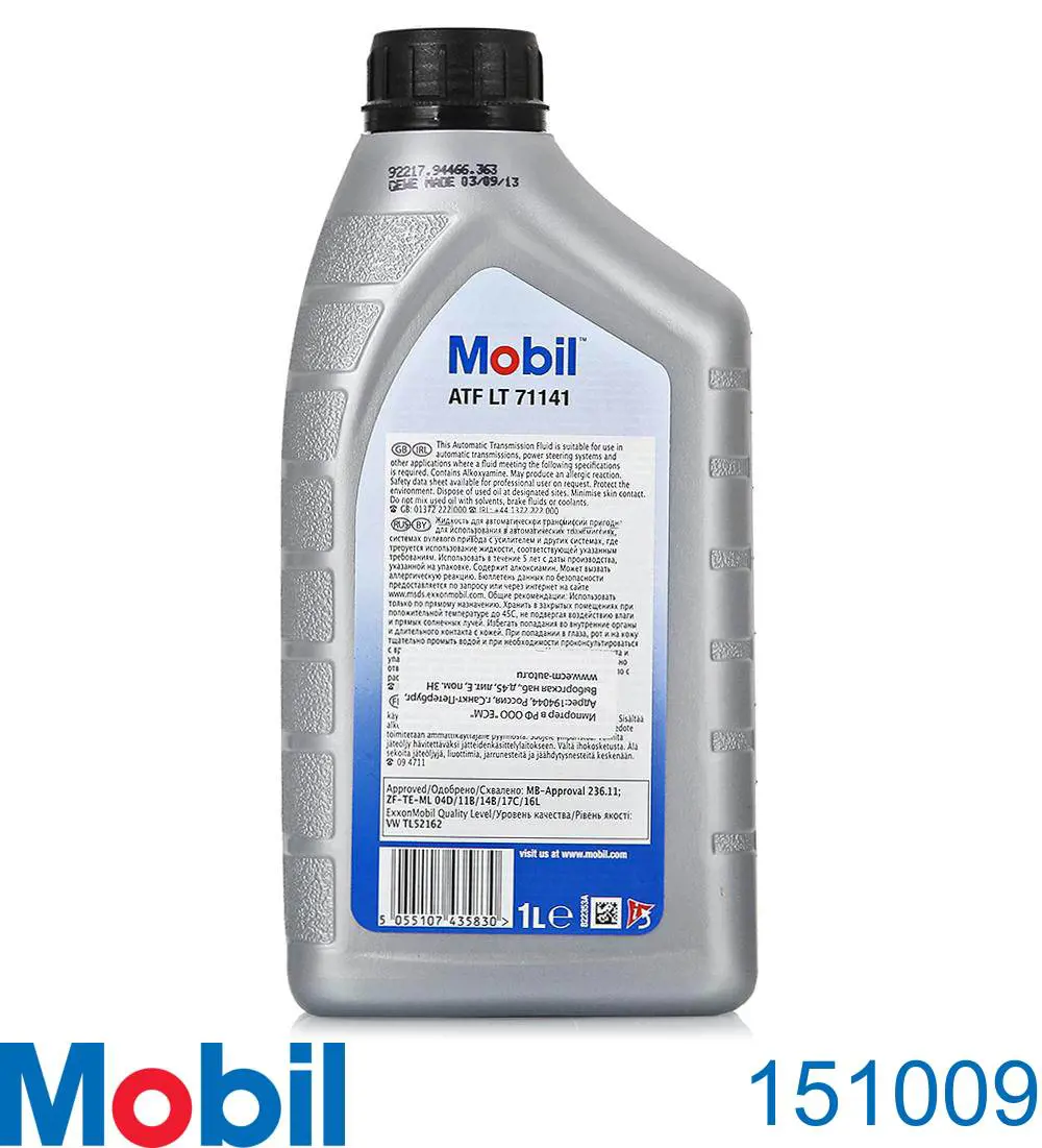 Óleo de transmissão Mobil 151009 preço, a partir de 18,48 USD