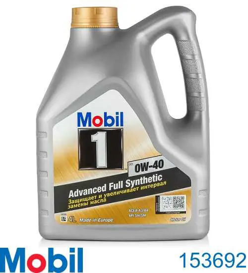 153692 Mobil Óleo para motor