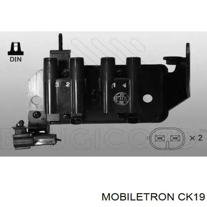Bobina de ignição Mobiletron CK19 preço, a partir de 57,34 USD