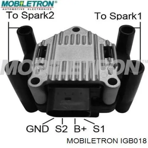 Compre IGB018 Mobiletron Bobina de ignição