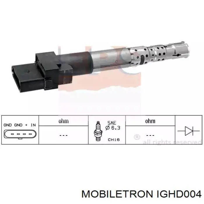 Módulo de ignição (comutador) Mobiletron IGHD004 preço, a partir de 55,44 USD