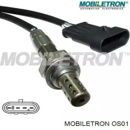 Compre OS01 Mobiletron Sonda lambda, sensor de oxigênio até o catalisador