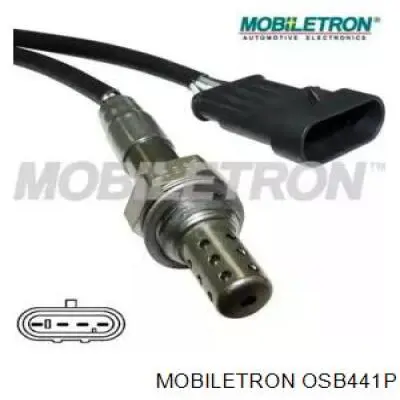 OSB441P Mobiletron Sonda lambda, sensor de oxigênio depois de catalisador