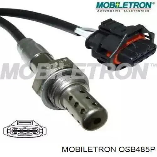 Sonda lambda, sensor de oxigênio até o catalisador Mobiletron OSB485P preço, a partir de 67,30 USD