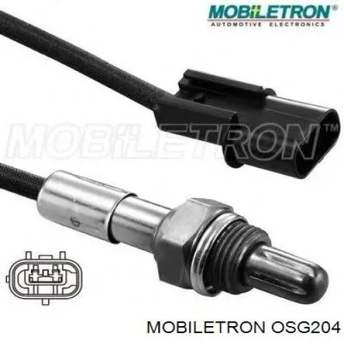 Sonda lambda, sensor de oxigênio Mobiletron OSG204 preço, a partir de 44,63 USD