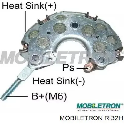 Compre RI32H Mobiletron Eixo de diodos do gerador