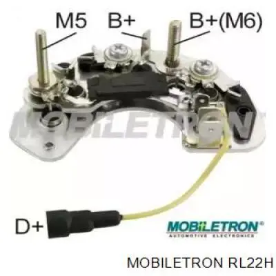 RL22H Mobiletron Eixo de diodos do gerador