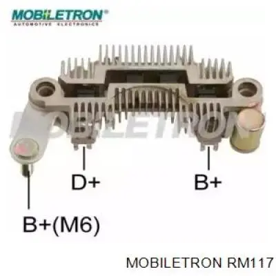 RM117 Mobiletron Eixo de diodos do gerador