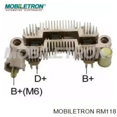 RM118 Mobiletron Eixo de diodos do gerador