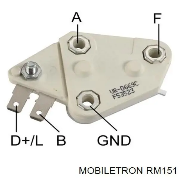 Eixo de diodos do gerador Mobiletron RM151 preço, a partir de 35,25 USD