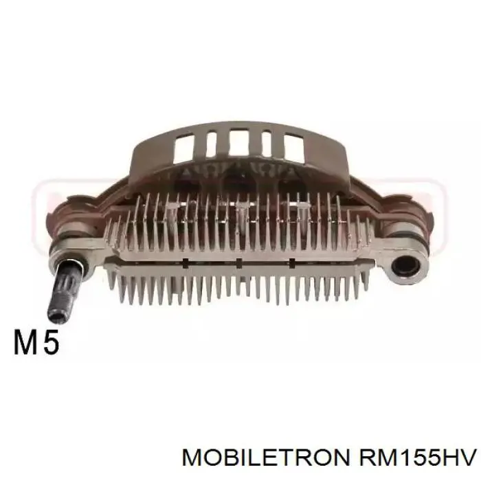RM155HV Mobiletron Eixo de diodos do gerador