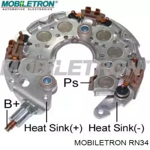 Eixo de diodos do gerador Mobiletron RN34 preço, a partir de 41,09 USD