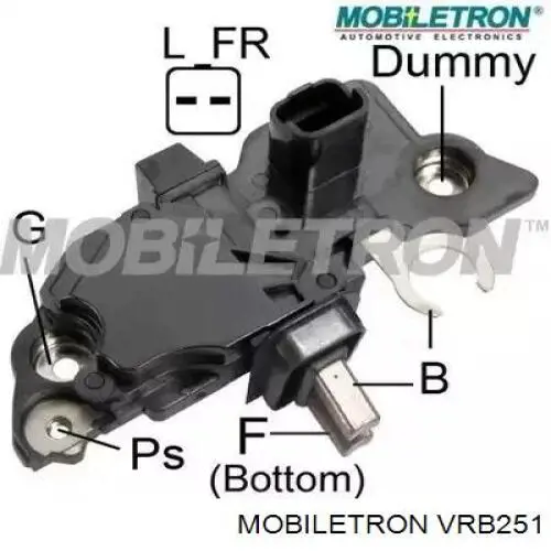 Relê-regulador do gerador (relê de carregamento) Mobiletron VRB251 preço, a partir de 30,01 USD