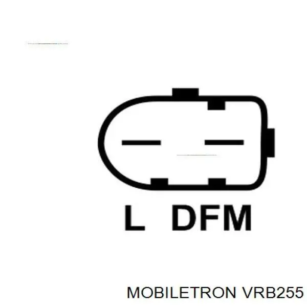 Compre VRB255 Mobiletron Relê-regulador do gerador (relê de carregamento)