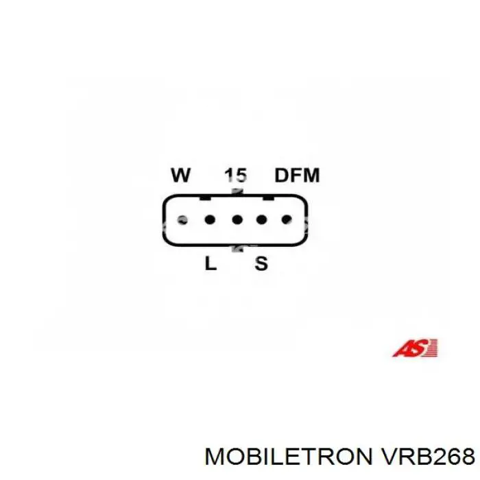 Compre VRB268 Mobiletron Relê-regulador do gerador (relê de carregamento)