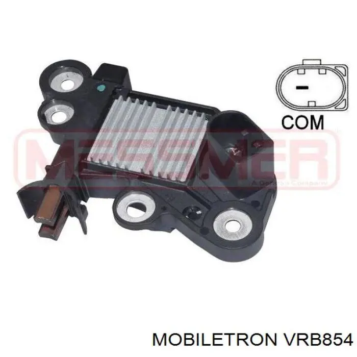 VRB854 Mobiletron Relê-regulador do gerador (relê de carregamento)