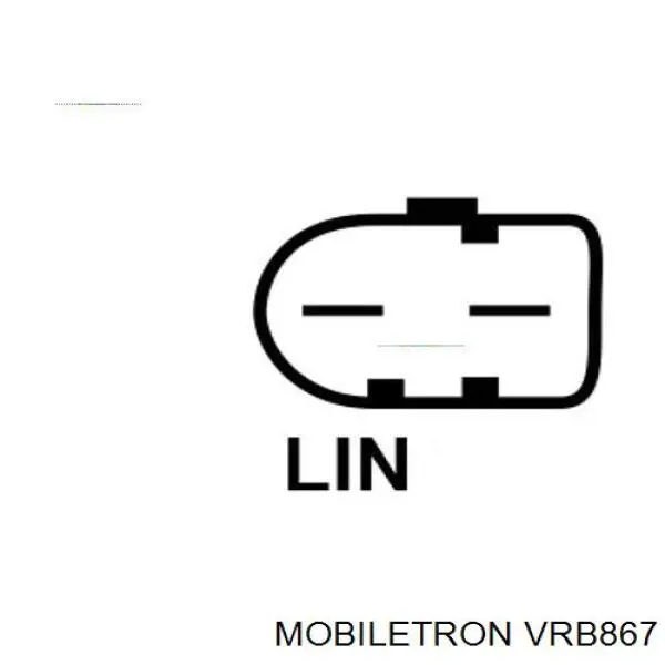 Relê-regulador do gerador (relê de carregamento) Mobiletron VRB867 preço, a partir de 60,36 USD