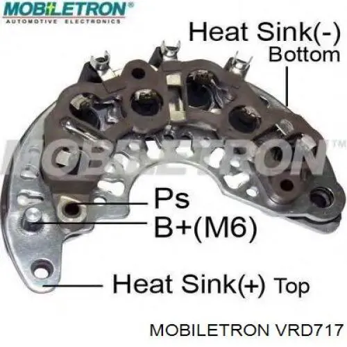 Compre VRD717 Mobiletron Relê-regulador do gerador (relê de carregamento)