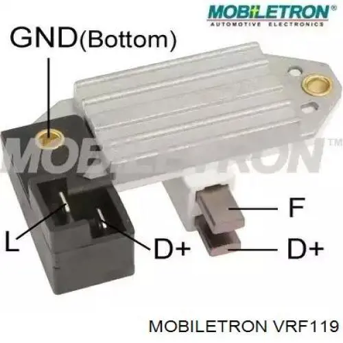 Relê-regulador do gerador (relê de carregamento) Mobiletron VRF119 preço, a partir de 11,03 USD