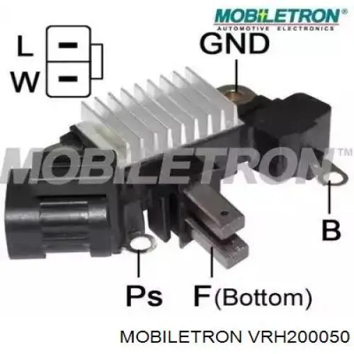 Relê-regulador do gerador (relê de carregamento) Mobiletron VRH200050 preço, a partir de 20,98 USD