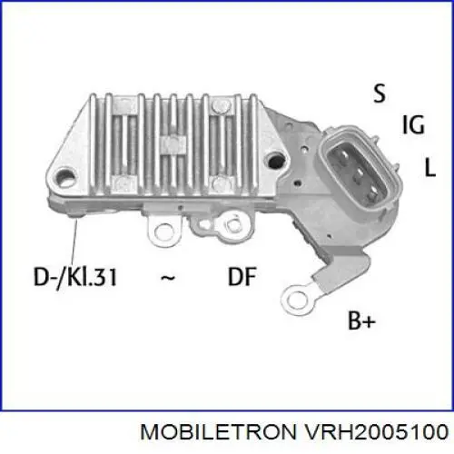 Relê-regulador do gerador (relê de carregamento) Mobiletron VRH2005100 preço, a partir de 42,75 USD