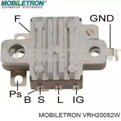 Relê-regulador do gerador (relê de carregamento) Mobiletron VRH20052W preço, a partir de 22,67 USD