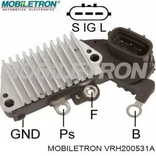 Relê-regulador do gerador (relê de carregamento) Mobiletron VRH200531A preço, a partir de 22,01 USD