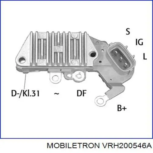 Relê-regulador do gerador (relê de carregamento) Mobiletron VRH200546A preço, a partir de 27,74 USD