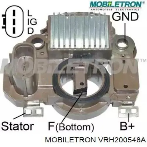 Compre VRH200548A Mobiletron Relê-regulador do gerador (relê de carregamento)