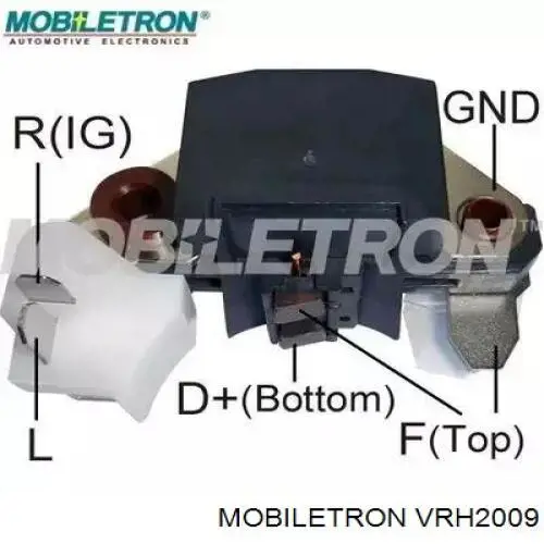 Relê-regulador do gerador (relê de carregamento) Mobiletron VRH2009 preço, a partir de 12,38 USD