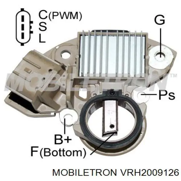Compre VRH2009126 Mobiletron Relê-regulador do gerador (relê de carregamento)