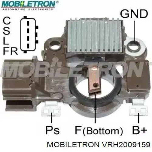 Relê-regulador do gerador (relê de carregamento) Mobiletron VRH2009159 preço, a partir de 52,60 USD