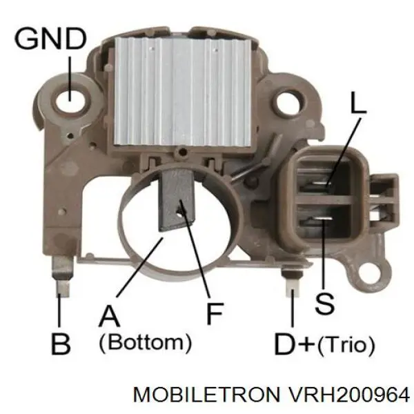 Compre VRH200964 Mobiletron Relê-regulador do gerador (relê de carregamento)