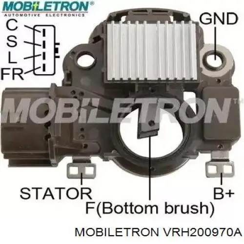 Relê-regulador do gerador (relê de carregamento) Mobiletron VRH200970A preço, a partir de 37,95 USD