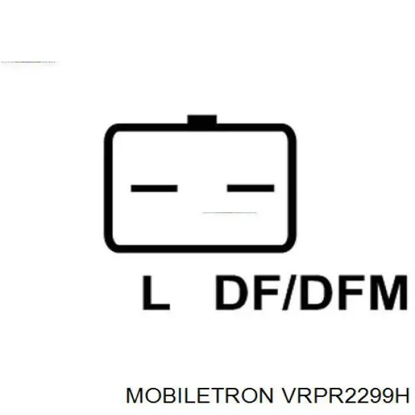 Compre VRPR2299H Mobiletron Relê-regulador do gerador (relê de carregamento)