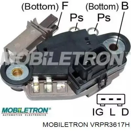 Relê-regulador do gerador (relê de carregamento) Mobiletron VRPR3617H preço, a partir de 48,87 USD