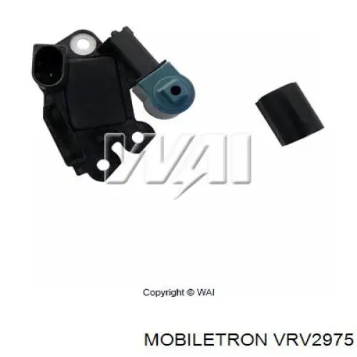 VRV2975 Mobiletron Relê-regulador do gerador (relê de carregamento)