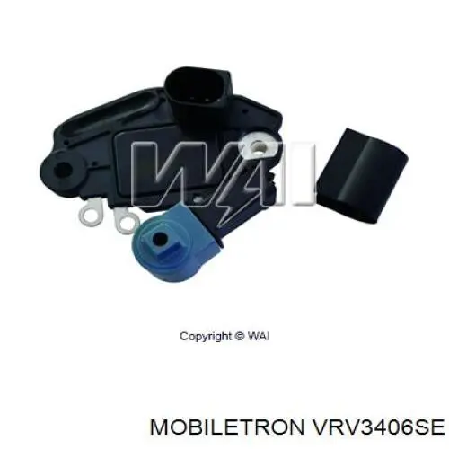VRV3406SE Mobiletron Relê-regulador do gerador (relê de carregamento)
