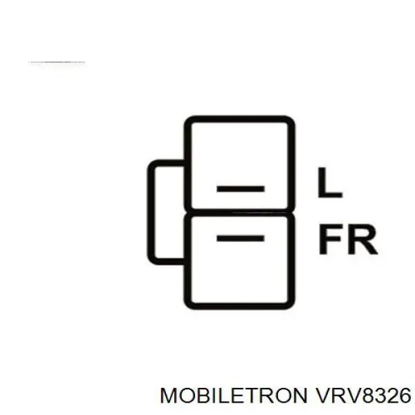 Relê-regulador do gerador (relê de carregamento) Mobiletron VRV8326 preço, a partir de 45,52 USD