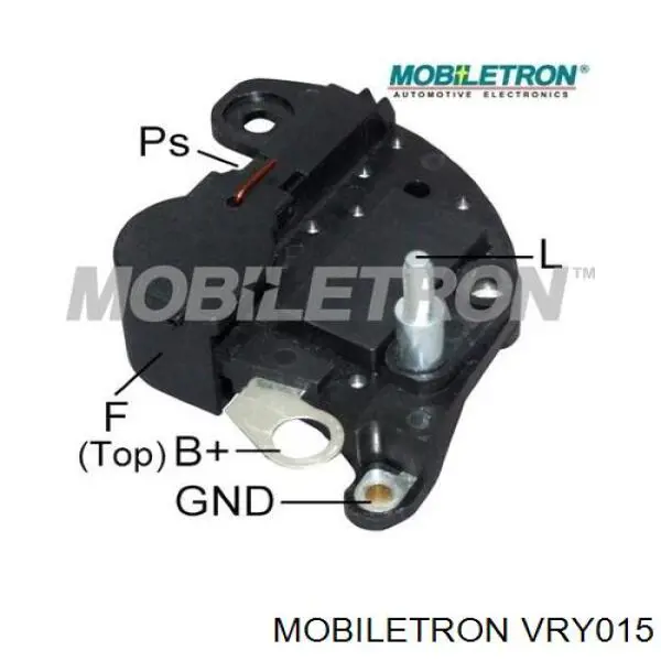 VRY015 Mobiletron Relê-regulador do gerador (relê de carregamento)