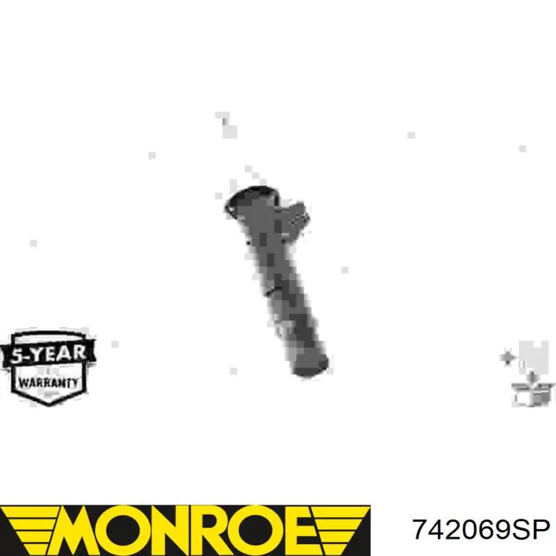 Compre 742069SP Monroe Amortecedor dianteiro direito