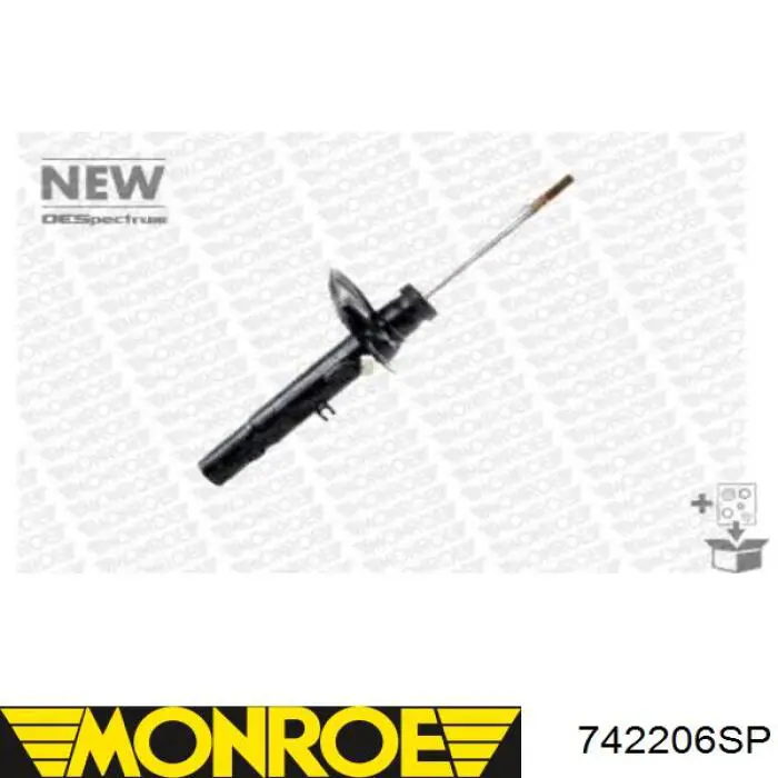 9810909180 Peugeot/Citroen Amortecedor dianteiro direito