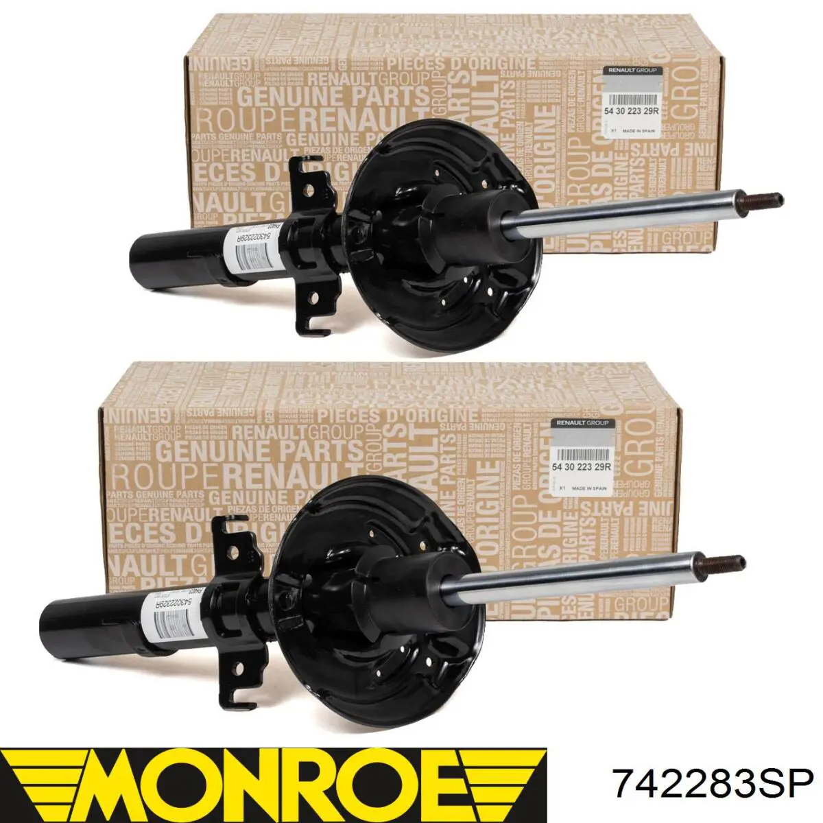 Amortecedor dianteiro Monroe 742283SP preço, a partir de 75,73 USD