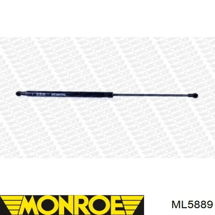 Amortecedor de tampa de porta-malas (de 3ª/5ª porta traseira) GS0723 Magneti Marelli