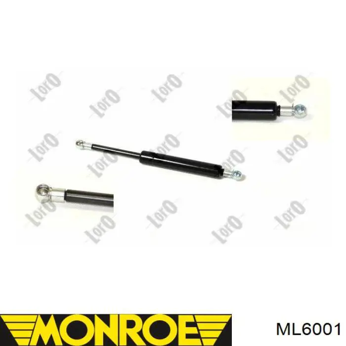 Compre ML6001 Monroe Amortecedor de tampa de porta-malas (de 3ª/5ª porta traseira)