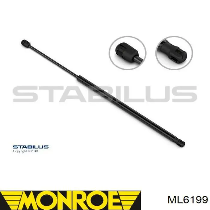Amortecedor da capota Depo/Loro/Abakus 10100569 preço, a partir de 15,03 USD
