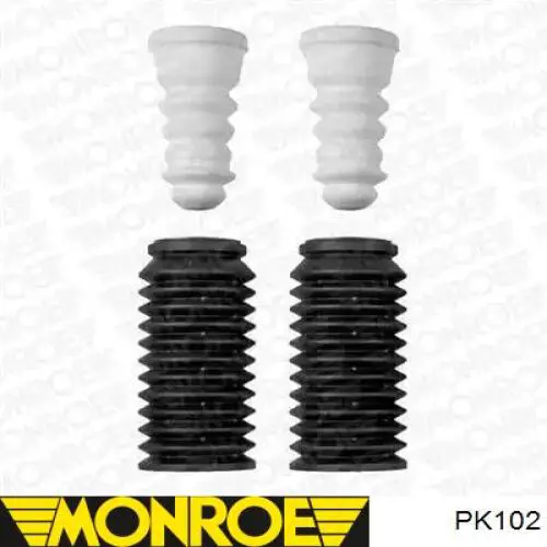 Pára-choque (grade de proteção) de amortecedor traseiro + bota de proteção Monroe PK102 preço, a partir de 23,45 USD