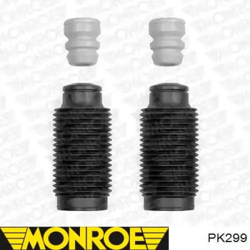 Pára-choque (grade de proteção) de amortecedor dianteiro + bota de proteção Monroe PK299 preço, a partir de 18,85 USD