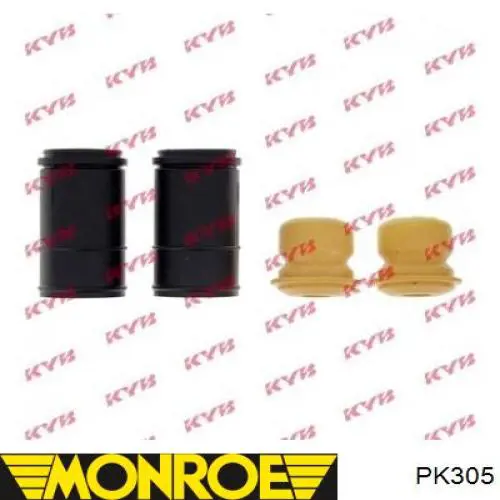 Compre 42027 Metalcaucho Pára-choque (grade de proteção) de amortecedor dianteiro + bota de proteção