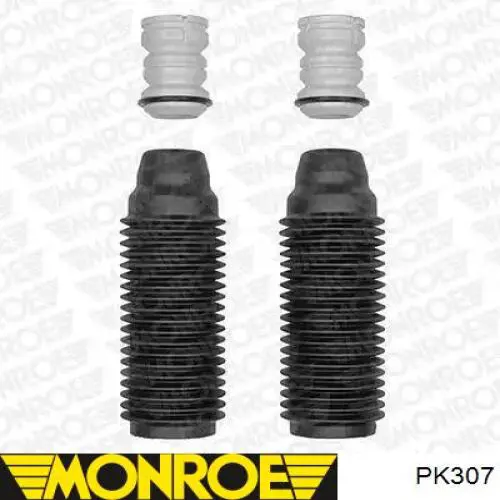 RK00237 Raiso Pára-choque (grade de proteção) de amortecedor dianteiro + bota de proteção